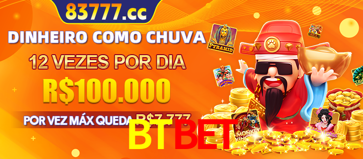 Banner do programa de recompensas Recomende para amigos do BTBET, detalhando os bônus por convidar amigos, com prêmios que chegam a R$288.888.